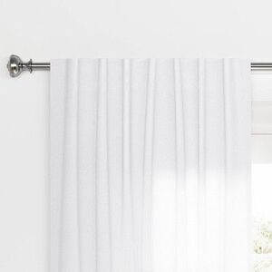 Open Box - Threshold - 1pc 50"x95" Blackout Aruba Window Curtain Panel Wh White